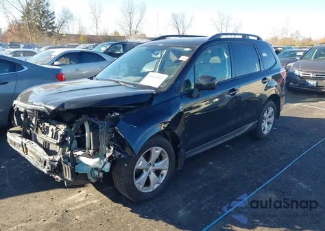 2015 Subaru Forester 2.5I Premium from USA, damaged, VIN JF2SJADC4FH533206